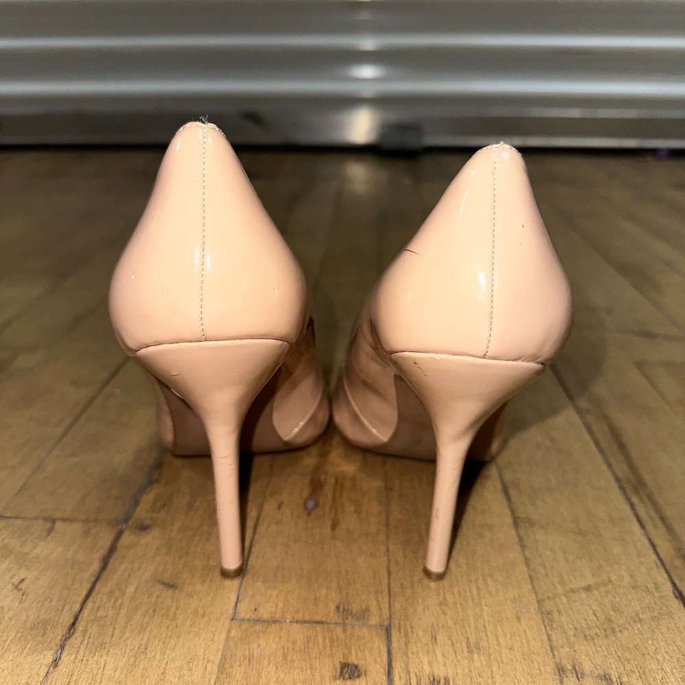 Betsey Johnson Stiletto Pumps Women's 9.5 Pink PU Leather High Heels Pointed Toe - Picture 4 of 10